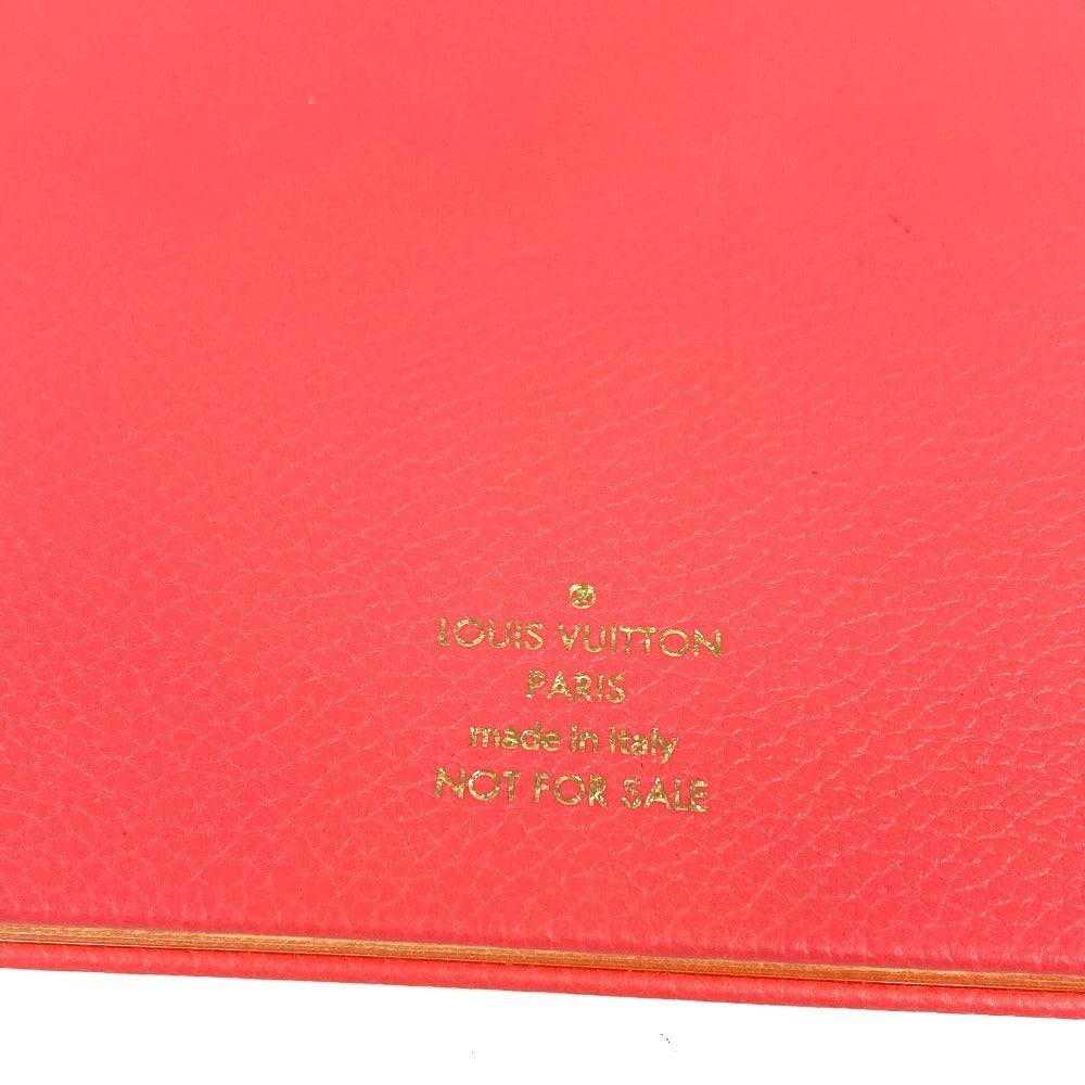 LOUIS VUITTON R98587 カイエ・クレマンス ヴィヴィエンヌ ステーショナリー ノート メモ帳 ノートブック レザー ユニセックス ピンク
