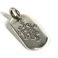 CHROME HEARTS セメタリークロス ロゴ ドッグタグ ネックレス ジュエリー アクセサリー ペンダントトップ SV925 ユニセックス シルバー