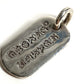 CHROME HEARTS セメタリークロス ロゴ ドッグタグ ネックレス ジュエリー アクセサリー ペンダントトップ SV925 ユニセックス シルバー