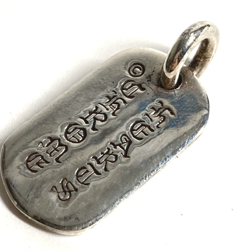 CHROME HEARTS セメタリークロス ロゴ ドッグタグ ネックレス ジュエリー アクセサリー ペンダントトップ SV925 ユニセックス シルバー