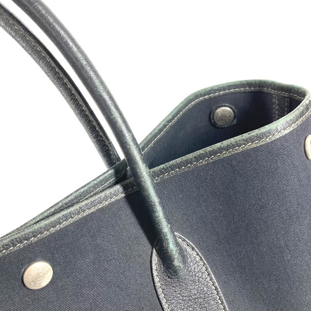 HERMES ガーデンファイルMM ガーデンファイル MM カバン トートバッグ 肩掛け ショルダーバッグ レザー ユニセックス ブラック