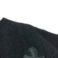 CHROME HEARTS クロスパッチ レザーパッチ 革タグ アパレル 長袖 フード フーディー パーカー ニット カシミヤ メンズ ブラック
