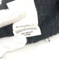 CHROME HEARTS Men's Black Long Sleeve Hoodie with Cross Patch and Leather Tag, Cashmere Knit