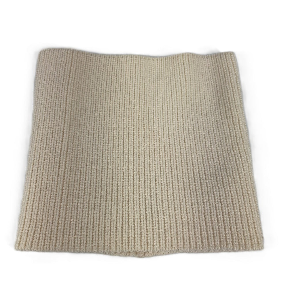 Dior 41UTD201A101 CD Logo Neck Warmer, Accessory, Wool Scarf, Women's, Ivory
