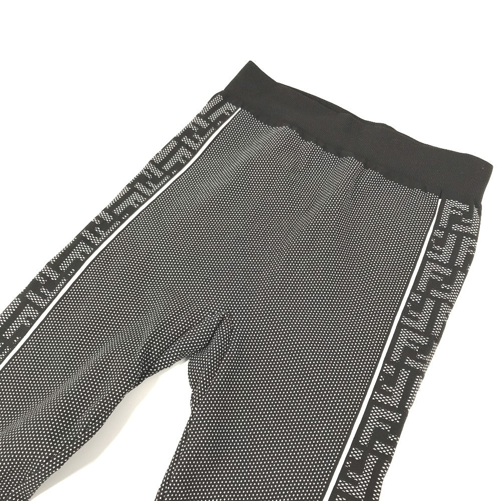 FENDI FAB216 Logo Apparel Zucca Swim Jogger Pants in Brown Nylon for Women