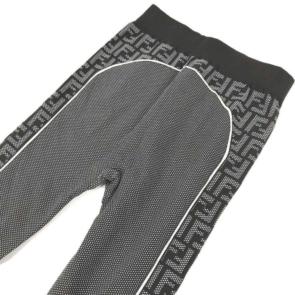 FENDI FAB216 Logo Apparel Zucca Swim Jogger Pants in Brown Nylon for Women