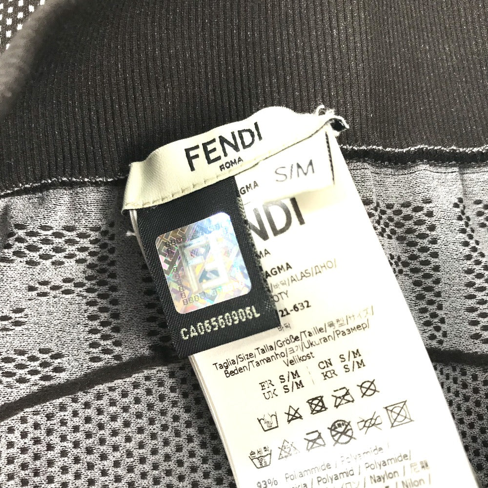 FENDI FAB216 Logo Apparel Zucca Swim Jogger Pants in Brown Nylon for Women