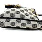 LOEWE Vintage Padlock Logo Crossbody Shoulder Bag in Leather/Canvas, Unisex, Black