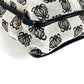 LOEWE Vintage Padlock Logo Crossbody Shoulder Bag in Leather/Canvas, Unisex, Black