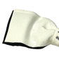 CHANEL 25P CC Coco Mark Logo Ribbon Two-Tone Hair Accessory Hair Clip Barrette Silk Women's White