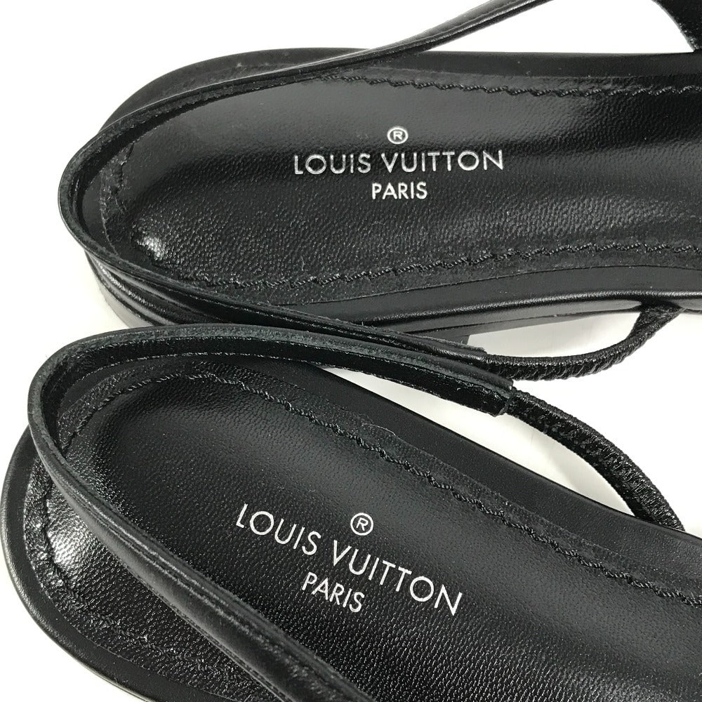 LOUIS VUITTON Monogram Logo Ballet Flats, Flat Pumps, Women's, Brown, Monogram Canvas