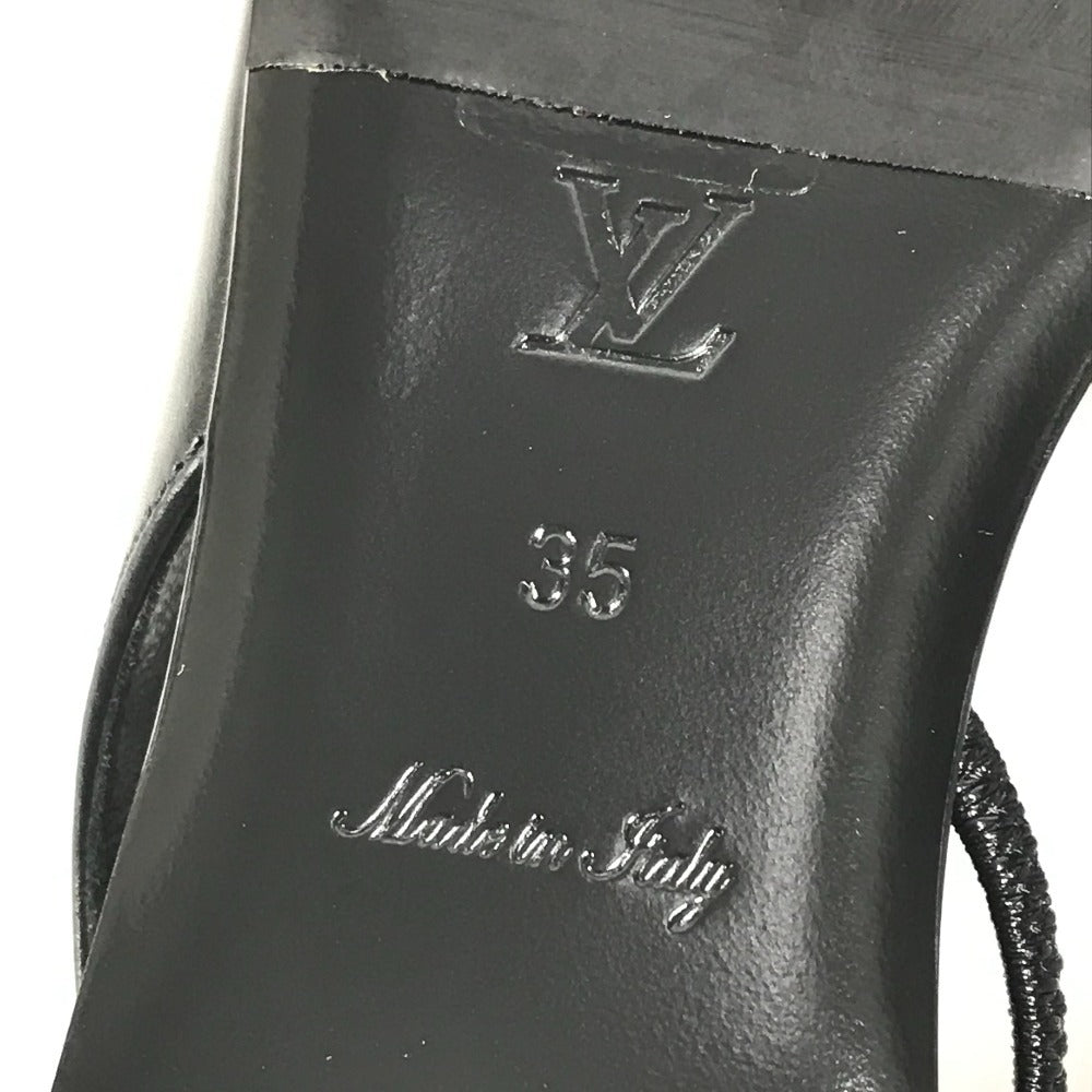 LOUIS VUITTON Monogram Logo Ballet Flats, Flat Pumps, Women's, Brown, Monogram Canvas
