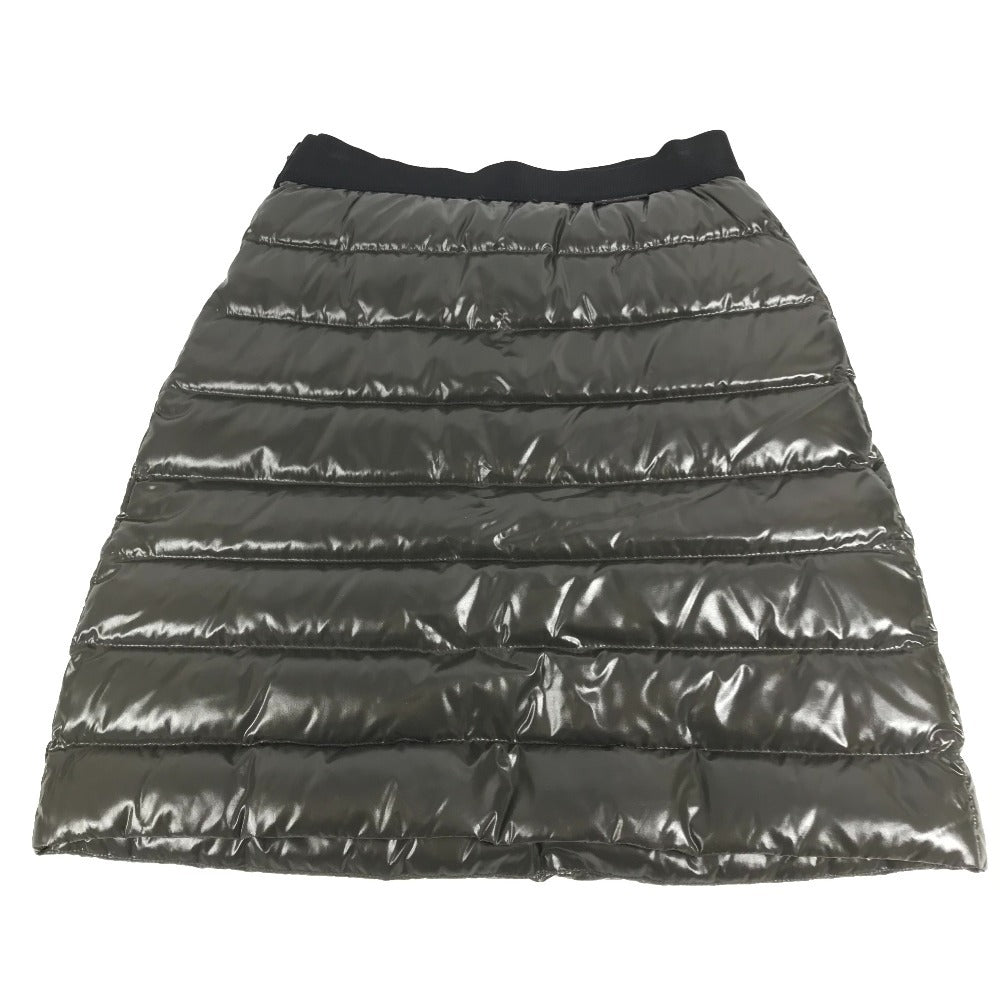 MONCLER GONNA SKIRT Down Logo Apparel Bottoms Skirt Down Women's Khaki
