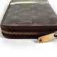 LOUIS VUITTON M60035 Monogram Groom Zippy Organizer Bellboy Long Wallet, Round Zipper, Monogram Canvas, Unisex, Green