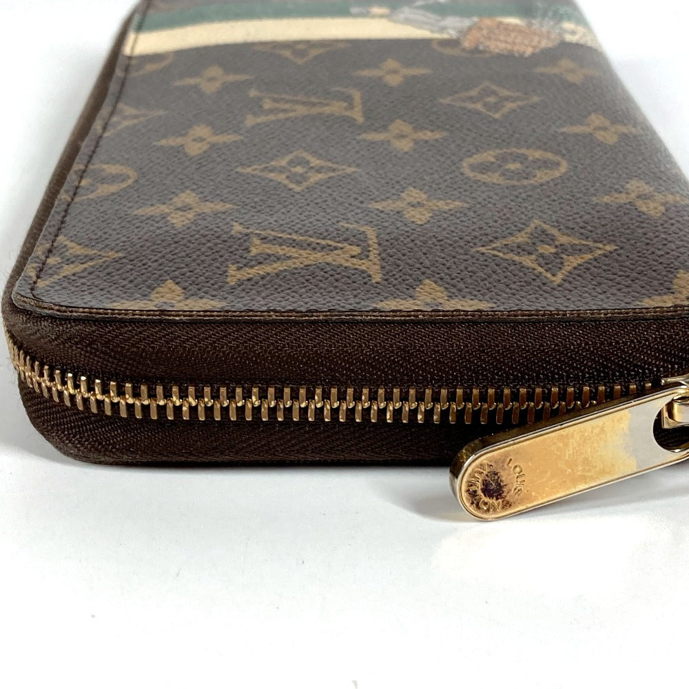 LOUIS VUITTON M60035 Monogram Groom Zippy Organizer Bellboy Long Wallet, Round Zipper, Monogram Canvas, Unisex, Green