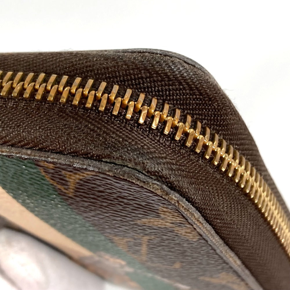 LOUIS VUITTON M60035 Monogram Groom Zippy Organizer Bellboy Long Wallet, Round Zipper, Monogram Canvas, Unisex, Green