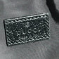 GUCCI 763287 GG Crystal Logo Sherry Line Tote Bag Handbag Coated Canvas Unisex Black