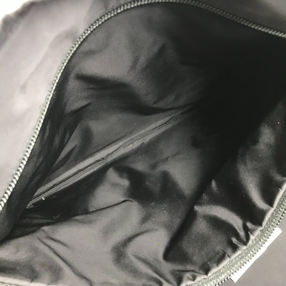 GUCCI 763287 GG Crystal Logo Sherry Line Tote Bag Handbag Coated Canvas Unisex Black
