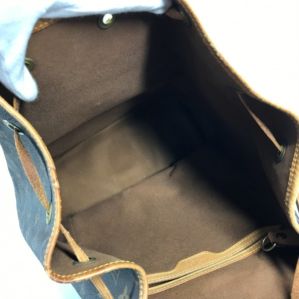 LOUIS VUITTON M51135 Monogram Montsouris GM Backpack, Bag, Rucksack, Women's, Brown