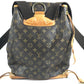 LOUIS VUITTON M51135 Monogram Montsouris GM Backpack, Bag, Rucksack, Women's, Brown