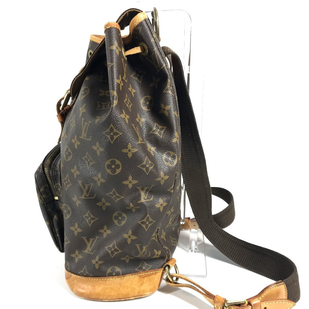 LOUIS VUITTON M51135 Monogram Montsouris GM Backpack, Bag, Rucksack, Women's, Brown