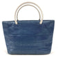CHANEL CC Coco Mark Logo Metal Handle Bag Tote Bag Mini Bag Handbag Nylon Canvas Unisex Blue