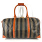 FENDI Vintage Pecan Bag Travel Bag Handbag Shoulder Bag 2-Way Bag Boston Bag PVC/Leather Unisex Khaki