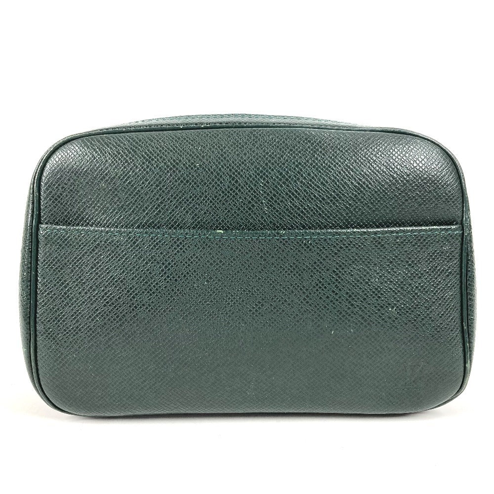 LOUIS VUITTON M30304 タイガ アクセサリーポーチ メイクポーチ 化粧ポーチ クラッチバッグ ポーチ タイガレザー ユニセックス エピセア カーキ
