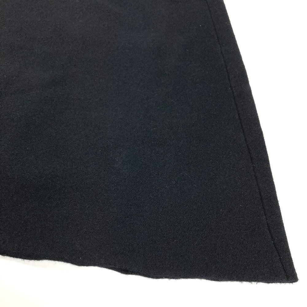 MONCLER Logo Patch GONNA TRICOT KNITWEAR SKIRT Apparel Long Skirt Wool Women's Black