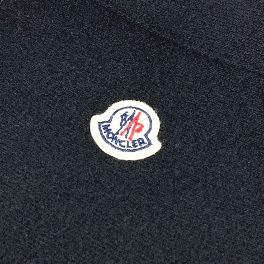 MONCLER Logo Patch GONNA TRICOT KNITWEAR SKIRT Apparel Long Skirt Wool Women's Black