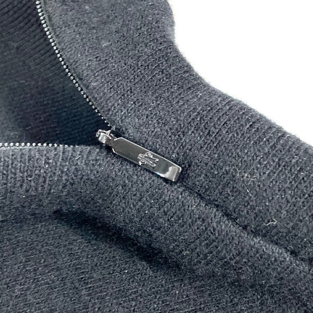 MONCLER Logo Patch GONNA TRICOT KNITWEAR SKIRT Apparel Long Skirt Wool Women's Black