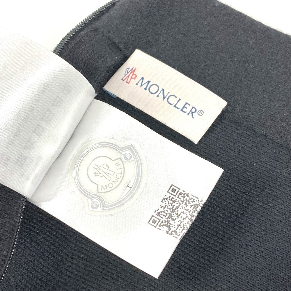 MONCLER Logo Patch GONNA TRICOT KNITWEAR SKIRT Apparel Long Skirt Wool Women's Black