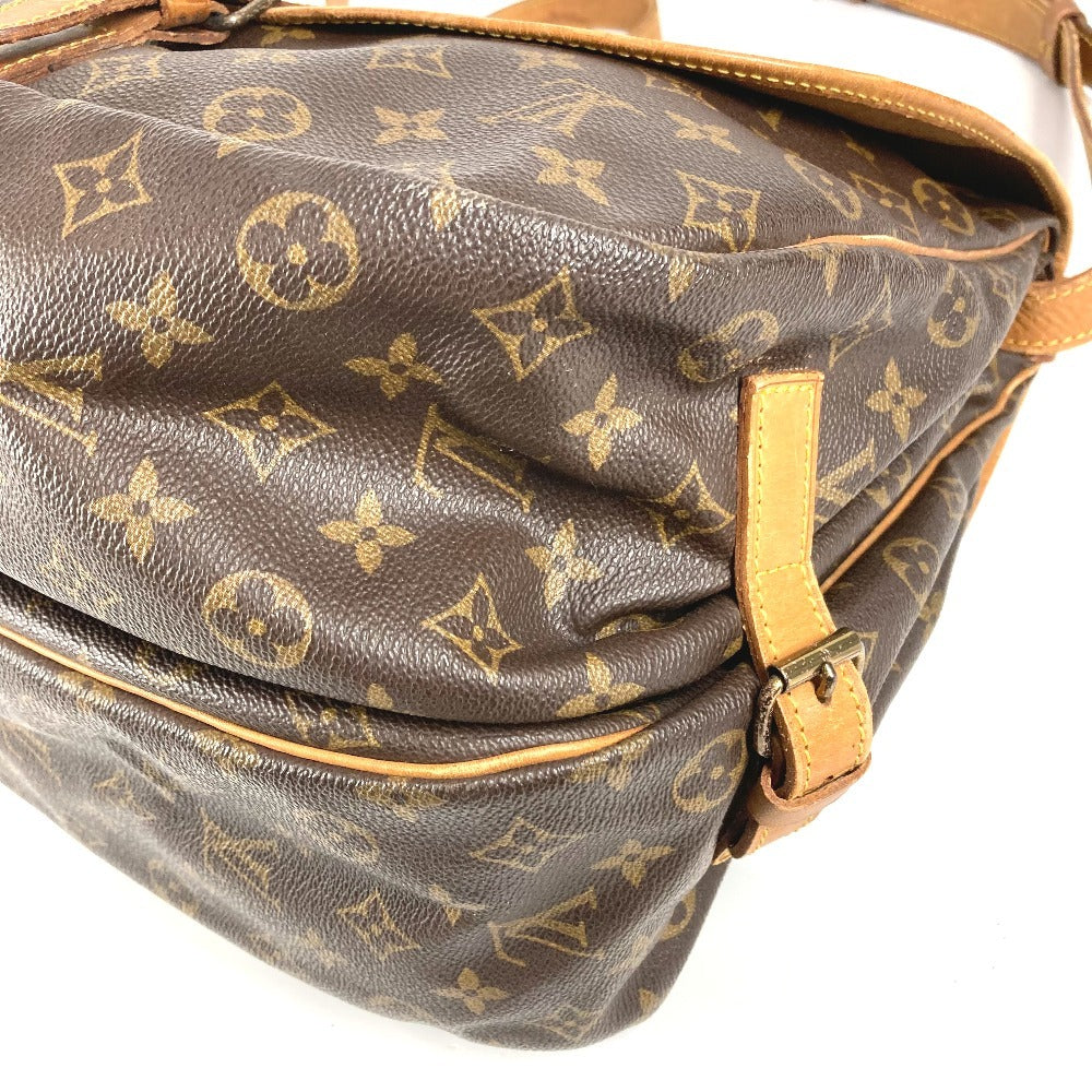 LOUIS VUITTON M42254 Monogram Saumur 35 Shoulder Bag, Crossbody Flap, Monogram Canvas, Unisex, Brown