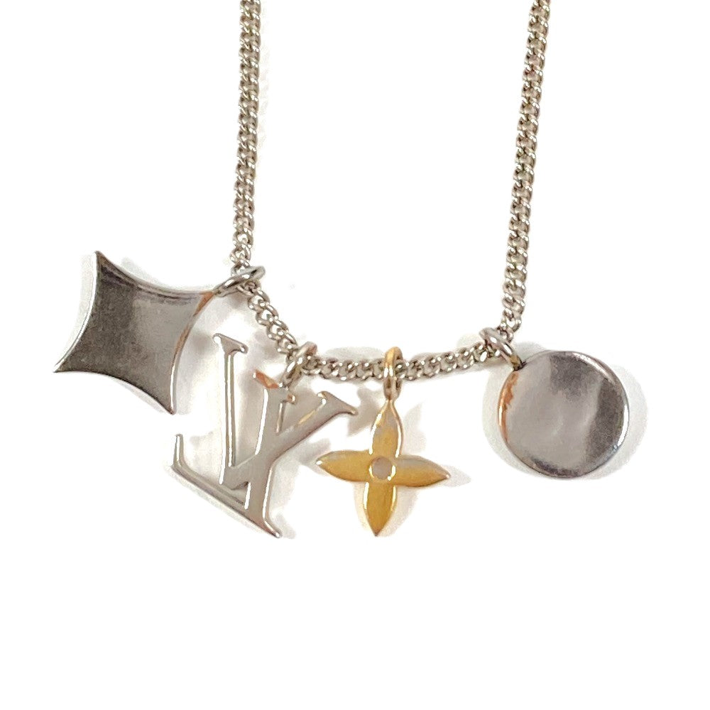 LOUIS VUITTON M00521 ペンダント LV インスティンクト アクセサリー チェーンネックレス ネックレス メタル ユニセックス シルバー