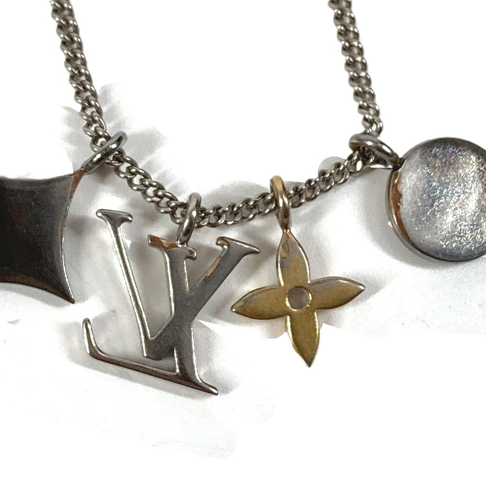LOUIS VUITTON M00521 ペンダント LV インスティンクト アクセサリー チェーンネックレス ネックレス メタル ユニセックス シルバー
