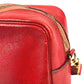 HERMES Vintage Cheval Horse Jockey Bag Pochette Crossbody Shoulder Bag Leather Unisex Red