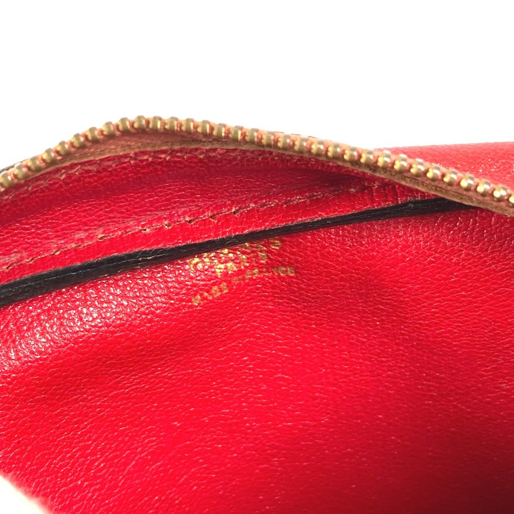 HERMES Vintage Cheval Horse Jockey Bag Pochette Crossbody Shoulder Bag Leather Unisex Red