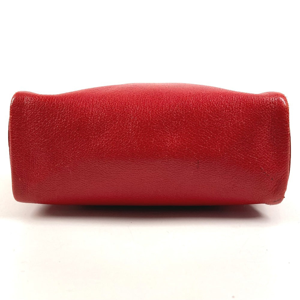 HERMES Vintage Cheval Horse Jockey Bag Pochette Crossbody Shoulder Bag Leather Unisex Red