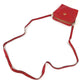 HERMES Vintage Cheval Horse Jockey Bag Pochette Crossbody Shoulder Bag Leather Unisex Red
