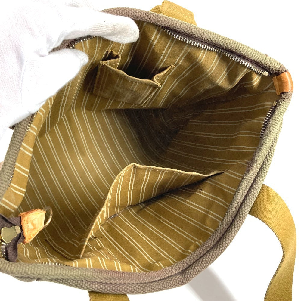LOUIS VUITTON M40086 Antigua Cabas MM Cabas MM Bag Tote Bag Shoulder Bag Cotton Unisex Khaki