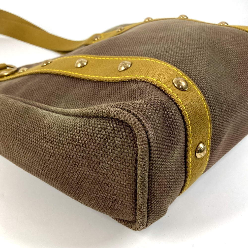 LOUIS VUITTON M40086 Antigua Cabas MM Cabas MM Bag Tote Bag Shoulder Bag Cotton Unisex Khaki