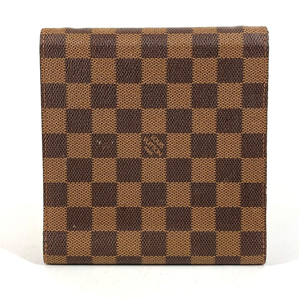 LOUIS VUITTON M99074 ダミエ CDケース DVDケース ポーチ 日本20周年限定 カバン ポーチ ダミエキャンバス ユニセックス エベヌ ブラウン