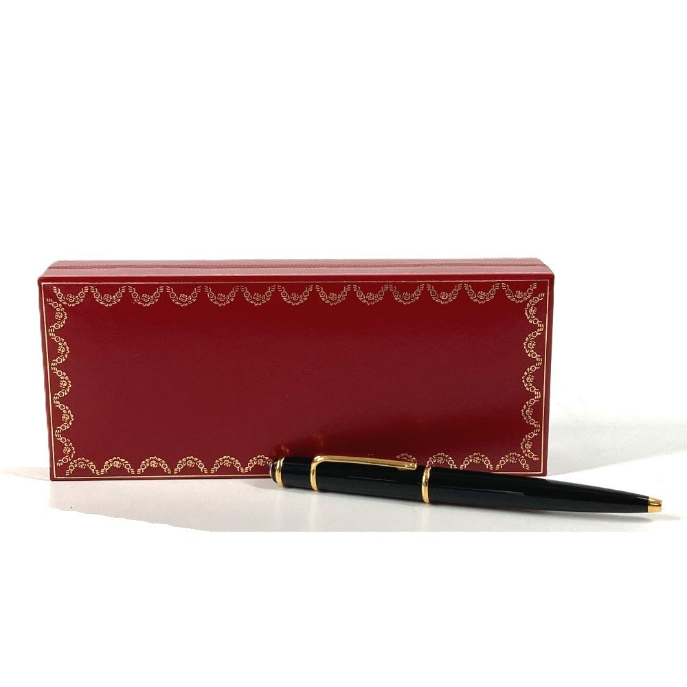 CARTIER Diabolo Ballpoint Pen, Resin, Unisex, Black