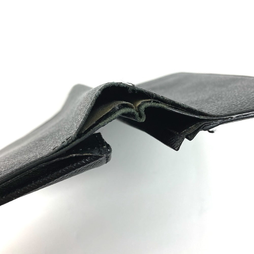 LOUIS VUITTON N62665 Damier Graphite Portefeuille Brazza Wallet Long Wallet Damier Graphite Canvas Unisex Black