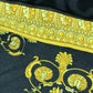 VERSACE Home Throw Blanket I LOVE BAROQUE 2-Piece Set Beach Towel Face Towel Pair Towel Cotton Unisex Black