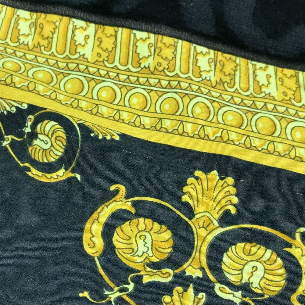 VERSACE Home Throw Blanket I LOVE BAROQUE 2-Piece Set Beach Towel Face Towel Pair Towel Cotton Unisex Black