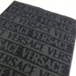 VERSACE Home Throw Blanket I LOVE BAROQUE 2-Piece Set Beach Towel Face Towel Pair Towel Cotton Unisex Black