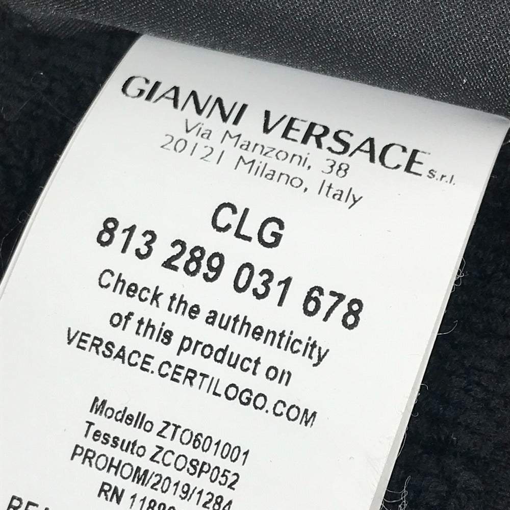 VERSACE Home Throw Blanket I LOVE BAROQUE 2-Piece Set Beach Towel Face Towel Pair Towel Cotton Unisex Black