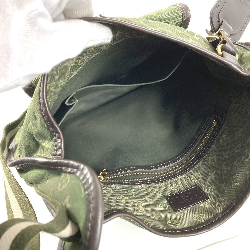 LOUIS VUITTON M92322 モノグラムミニ ブザスマリーケイト カバン 斜め掛け ショルダーバッグ レザー/キャンバス ユニセックス カーキ