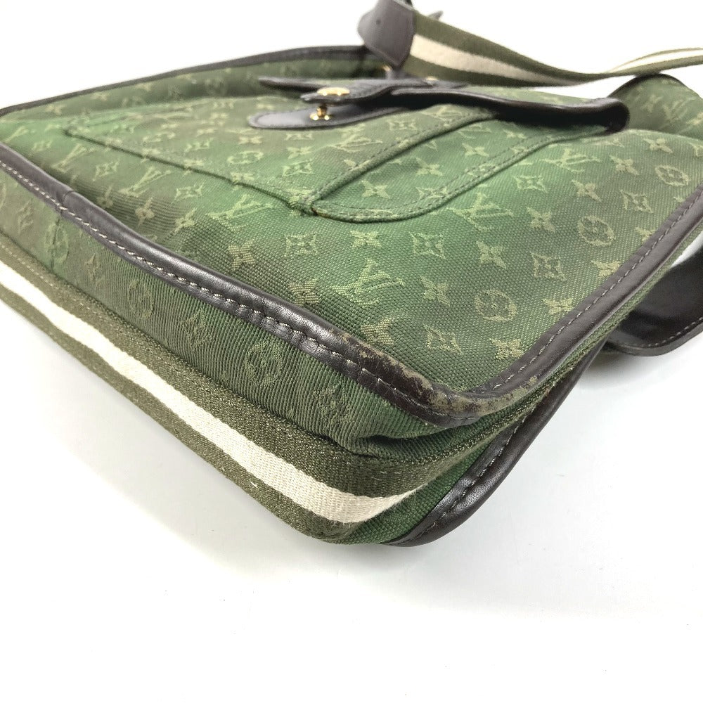 LOUIS VUITTON M92322 モノグラムミニ ブザスマリーケイト カバン 斜め掛け ショルダーバッグ レザー/キャンバス ユニセックス カーキ